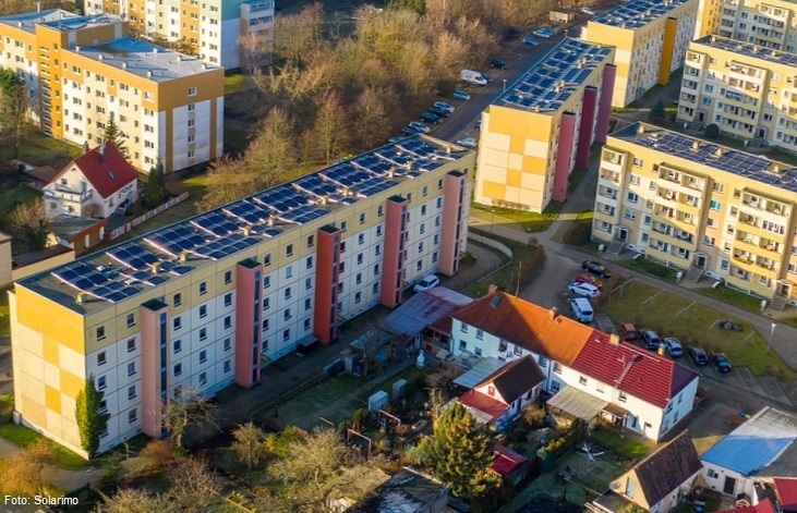 Photovoltaik-Anlagen auf Wohngebäuden