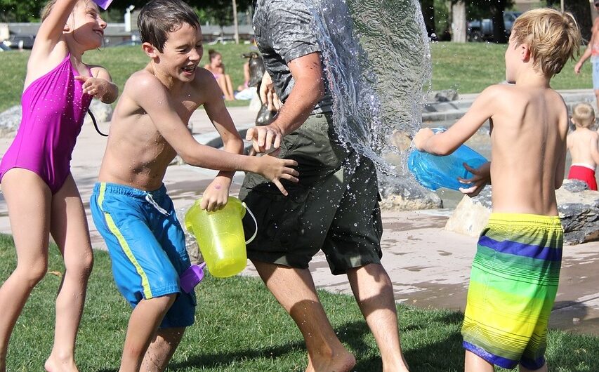 Wasserspielplätze und Wasserelemente im Stadtgebiet