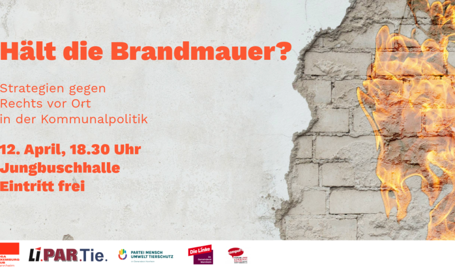 Vortrag und Diskussion: „Hält die Brandmauer?“